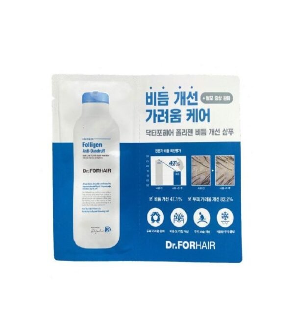 МІНІФОРМАТ Трихологічний шампунь від лупи для ослабленого волосся Dr FORHAIR Folligen Anti-Dandruff Shampoo
