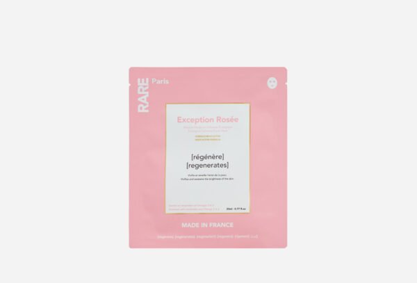 Відновлювальна маска для обличчя з церамідами, Омега 3 та 6 RARE Paris Exception Rosée Regenerating Face Mask 23ml