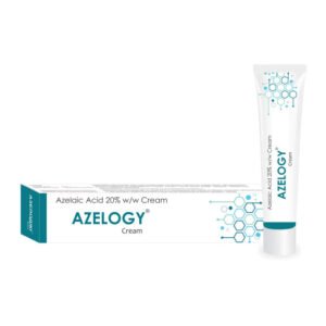 Крем для обличчя проти акне з азелаїновою кислотою 20% цетостеариловим спиртом, парафіном, гліцерином Azelogy Cream Azelaic Acid 20% 30g
