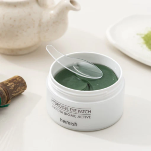 Заспокійливі гідрогелеві патчі під очі із зеленим чаєм, ніацинамідом, ферментами та алантоїном Heimish Matcha Biome Hydrogel Eye Patch 60 шт