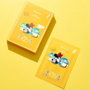 Тканинна маска для обличчя з вітамінами С, B12, А, Е, ніацинамідом, комплексом пептидів, гіалуроновою кислотою JMSolution Duo Up Vita C Hya Mask 30ml