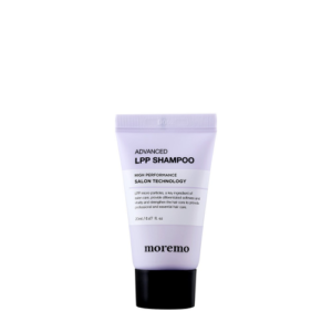 Мініформат Шампунь для пошкодженого волосся, що містить ліпосомальний білок LPP, олії зеленого чаю, аргани, оливи Moremo Advanced LPP Shampoo Salon Technology 20ml