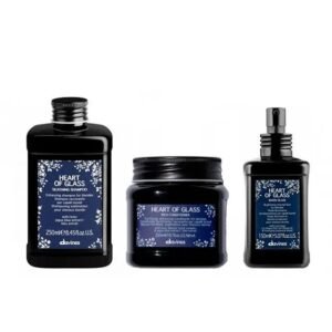 Подарунковий набір Davines Heart Of Glass Kit (Heart Of Glass Shampoo 250ml, Heart Of Glass Conditioner 250ml, Heart Of Glass Sheer Gaze 150ml)