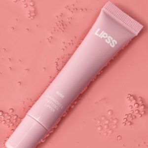 Блиск для губ рожевий без аромату LIPSS Rose Ceramides Peptides Lipper 8ml
