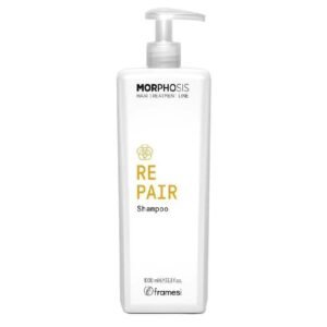 Глибоко відновлювальний шампунь для тьмяного волосся з олією камелії, рослинним мікрокератином та керамідами Framesi Morphosis Repair Shampoo 1000ml