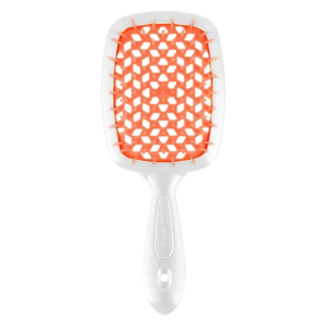 Щітка для волосся JANEKE SUPERBRUSH біла з помаранчевим