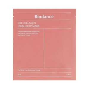 Гідрогелева нічна маска для глибокого зволоження з колагеном, ніацинамідом, екстрактом кореня ірису Biodance Bio Collagen Real Deep Mask 34g