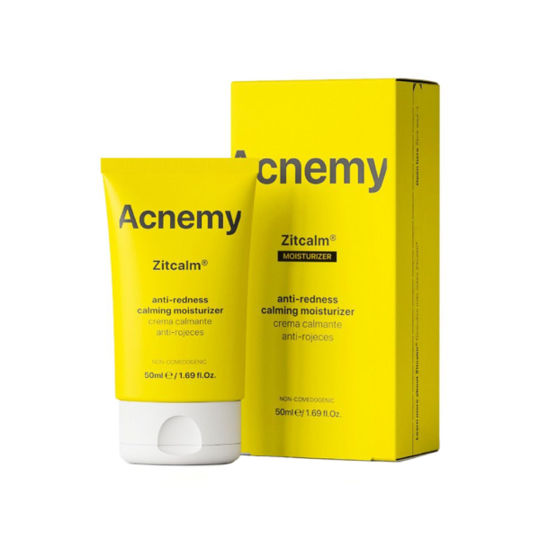 Заспокійливий зволожувальний крем проти почервонінь з вітаміном F, бісабололом та алантоїном Acnemy Zitcalm anti-redness calming moisturizer 50ml