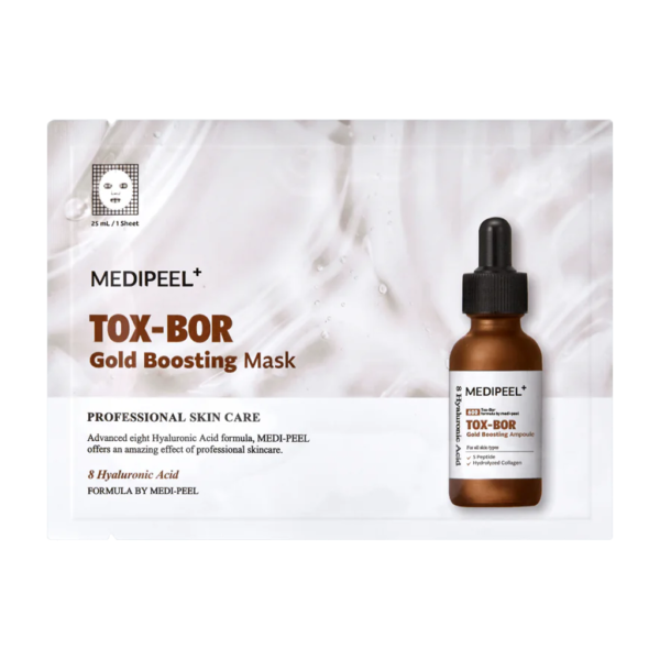 Живильна маска з 24-каратним золотом Medi-Peel Tox-Bor Gold Boosting Mask 25ml