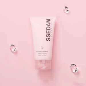 М'яка зволожувальна пінка для вмивання з ефектом відбілювання з кислотами та лактобактеріями SSEDAM Pure Water Moncher Foam Cleanser 150ml