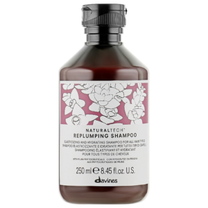 Зволожувальний шампунь для ущільнення волосся з екстрактом чорнослива Davines Naturaltech Replumping Shampoo 250ml