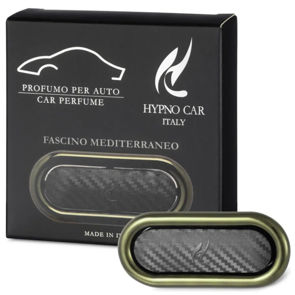 Парфум для автомобіля кліпса карбон Hypno Casa Luxury Line Carbon Fascino Mediterraneo