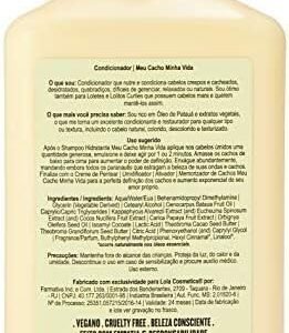 Кондиціонер зволожуючо-живлячий для кучерявого волосся з олією какао та плодів Oenocarpus Bataua Lola Meu Cacho Minha Vida Condicionador 500g