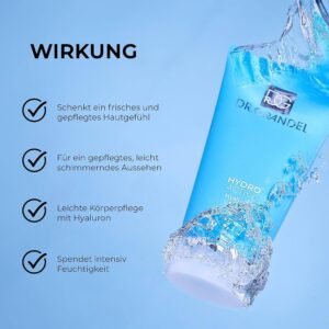 Лосьйон для тіла з гіалуроновою кислотою, скваланом, комплексом морської води з водоростями Dr. Grandel Hydro Active Hyaluron Body 150ml