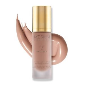 Зволожувальний тонуючий засіб з SPF 30, гіалуроновою кислотою, горіховою олією Кахай, інкапсульованим вітаміном С MZ Skin Tint and Protect SPF 30 30ml