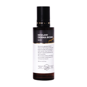 Зволожувальн., заспокійл. тонер для відновлення шкіри з лактобактеріями, комплексом 20-ти пептидів, рослинними екстрактами, медом манука Newland All Nature Derma Biome Skin 120ml