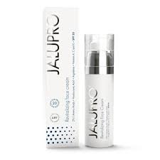 Відновлювальний крем для обличчя з гіалуроновою кислотою, вітамінами А, С, Е, аргірелін-пептид-міорелаксантом SPF 20 Jalupro Revitalizing Face Cream 50ml