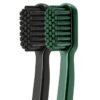 Набір з 2 м’яких зубних щіток Базель (Green and Black) виготовлених з CUREN, якіснішої та довговічнішої альтернативи нейлону Swiss Smile British Racing 137744