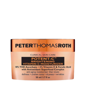 Антиоксидантний крем для обличчя з вітаміном С із 10% THD аскорбату, 3% вітаміну Е та феруловою кислотою Peter Thomas Roth Potent C Power Moisturizer 50ml