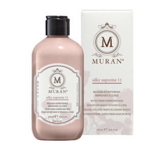 Живильна маска для відновлення та наповнення волосся з дамаською трояндою, шипшиною, центифолією, олією ши, амінокислотами MURAN Silky Supreme 11 Mask 250ml