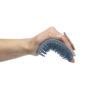 Щітка масажна для волосся сіра з тримачем MANTA Pulse Brush Grey 141103